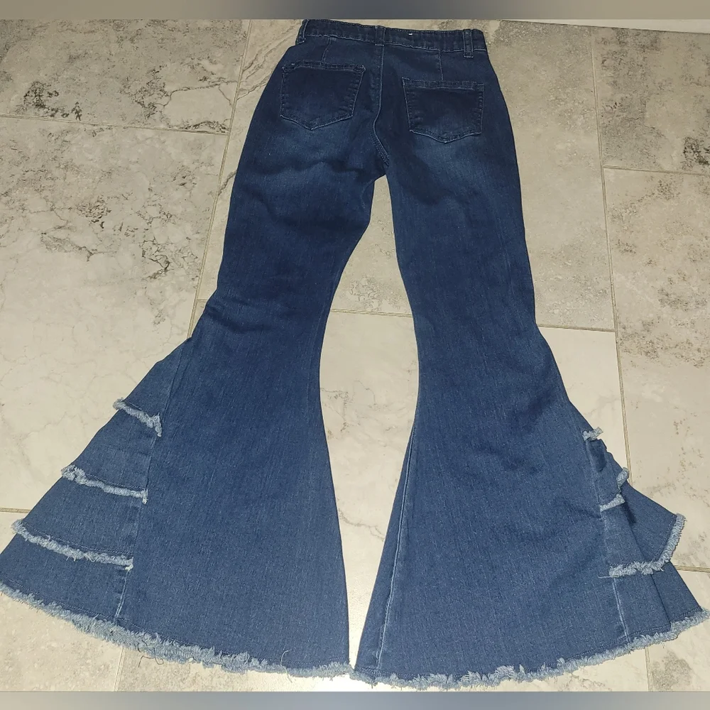 Cowgirl Hardware Girls Bell Bottom Jeans Sz 7 - Picture 2 of 7